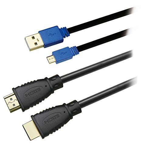 iMW - Pack de cables HDMI y USB para PlayStation 4