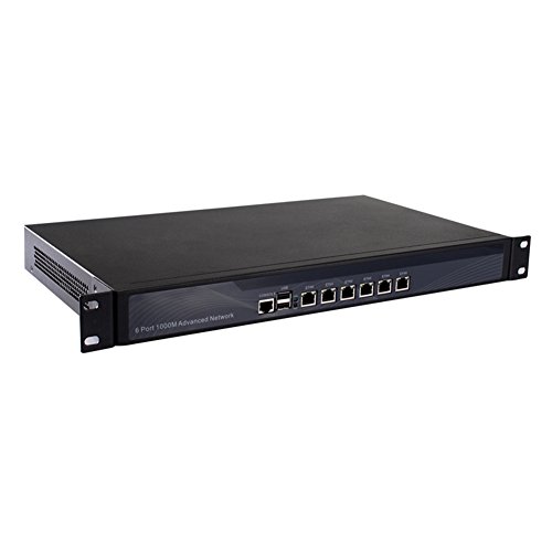 Partaker 1U Cabinet Firewall Pfsense Mikrotik VPN Router Network Security Server 6 Nics I5 2540M/I5 2520M with AES-NI Support 8G RAM 64G SSD R11