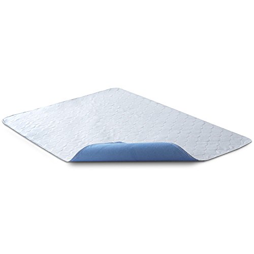 Bedecor Lavables colchón Protector Impermeable/Colchón Incontinencia,Antibacteriano, Anti-ácaro,para incontinencia, niños, Adultos Mayores - 70 x 90cm (Azul)