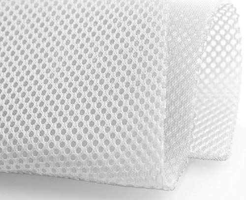 1 METRO Tejido transpirable rejilla 3D Blanco Ancho 220cm HAPPERS