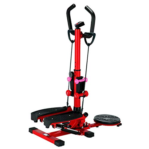 Máquinas de step Stepper Home Stepper Artefacto De Adelgazamiento Femenino Máquina De Moda para Pies Pequeños Máquina De Escalada De Stovepipe Equipo De Ejercicios para Perder Peso (Color : Red)