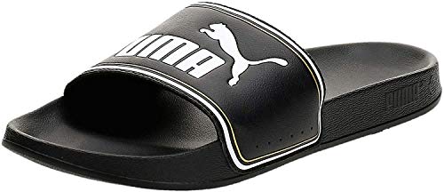 PUMA Leadcat FTR, Sandalias deslizantes Unisex Adulto, Negro Black Team Gold White, 40.5 EU