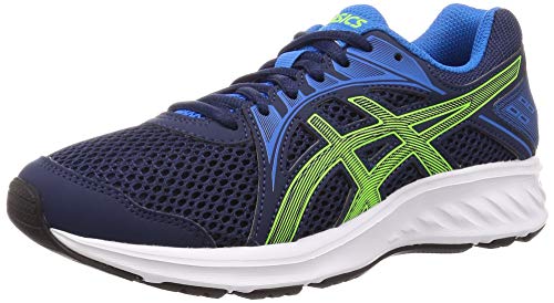 Asics JOLT 2, Running Shoe Hombre, Peacoat/Green Gecko, 42 EU