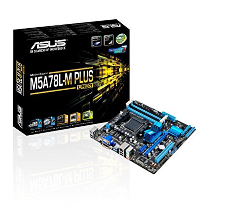 ASUS M5A78L-M Plus/USB3 Socket AM3+ AMD 760G Micro ATX - Placa Base (DDR3-SDRAM, DIMM, 1066,1333,1600,1800,1866,2000 MHz, Dual, 32 GB, AMD)