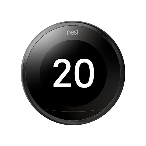 Nest Learning - Termostato Inteligente de 3 A Generación, Negro