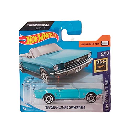 Hot-Wheels '65 Ford Mustang Convertible 007 Thunderball HW Screen Time 5/10 2020