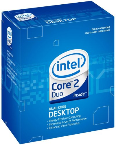 Intel Core ® ™2 Duo Processor E4600 (2M Cache, 2.40 GHz, 800 MHz FSB) 2.4GHz 2MB L2 Caja - Procesador (2.40 GHz, 800 MHz FSB), Intel® Core™2 Duo, 2,4 GHz, LGA 775 (Socket T), PC, 65 nm, E4600)