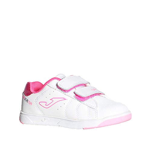 Joma Ginkana Jr, Zapatillas Unisex niño, Blanco (Blanco/Fucsia 710), 24 EU