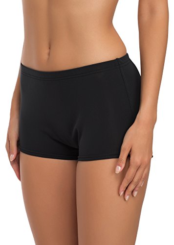 Merry Style Shorts Bañadores Deportivos Trajes de Baño Mujer Modelo L23L1 (Negro (9240), 34)