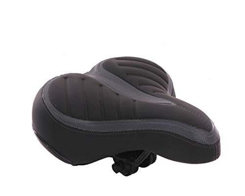 KuanDar Sport Sillín para Mujer/Hombre, Sillín De Sillín Sillín Blando, Grande, Cómodo, Engrosamiento del Asiento, Confort De Bicicleta para Bicicletas De Carretera, Ciclismo De Montaña Y Equipo Fijo