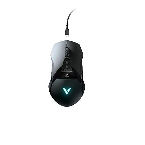 Rapoo VT950 WL + Wired Gaming Opt.Mouse Black