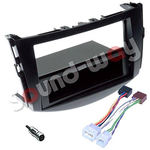 Sound-Way Kit de montaje 1 DIN/2 DIN compatible con el coche Toyota RAV4