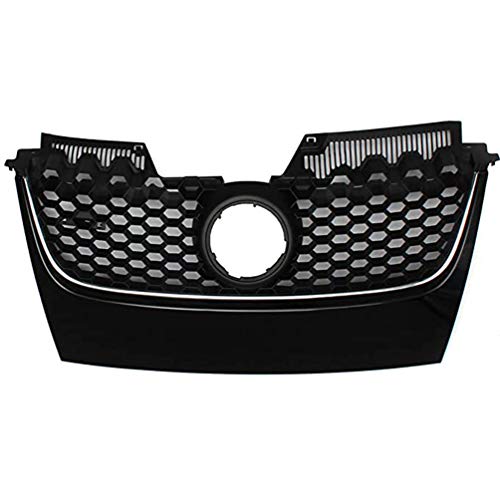 Coche Frontales Radiador Rejillas Parachoques Decorativo, para Volkswagen VW Jetta GTI 2006-2009 Front Bumper Radiator Grilles, Body Stylling Accesorios, ABS