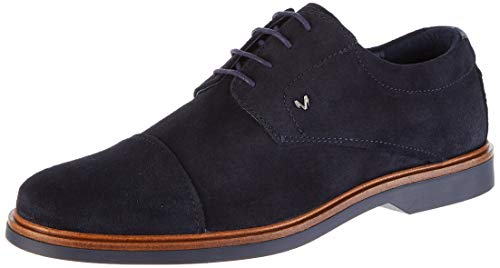 Martinelli Lenny 1384, Zapatos de Cordones Oxford para Hombre, Azul (Dark Blue Dark Blue), 42 EU