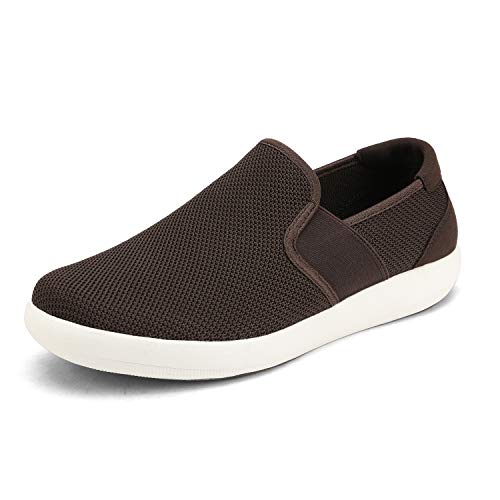 Bruno Marc Zapatillas de Deporte Hombre Zapatos Deportivos Aire Libre para Caminar Dorado Marrón Oscuro 42.5 EU/9.5 US