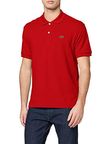 Lacoste L1212 Camiseta Polo, Rojo (Rouge), S para Hombre