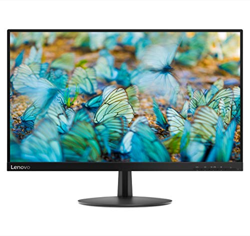 Lenovo L24e Monitor de 23,8" (Pantalla FullHD, 1920 x 1080 Pixeles, tiempo de respuesta de hasta 6ms, VGA + HDMI, contraste 1000:1) negro