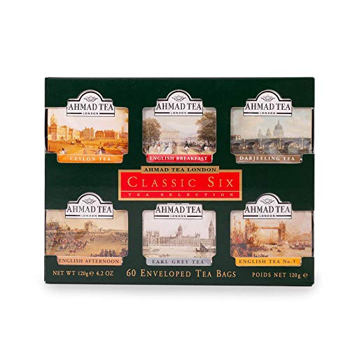 Ahmad Tea Classic Six (Pack of 1, Total 60 Tea Bags)