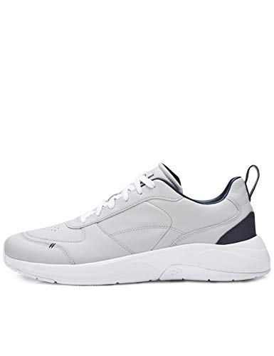 CARE OF by PUMA Zapatillas bajas informales en cuero para hombre, Gris, 41 EU