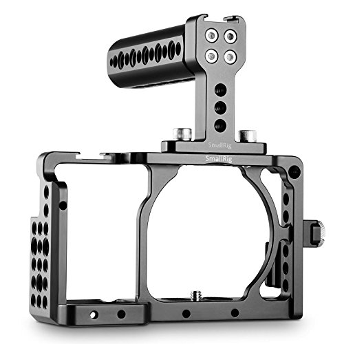 SMALLRIG Jaula a6300 Rig, Cage con Top Handle y HDMI Lock para Sony A6300 / A6000-1921