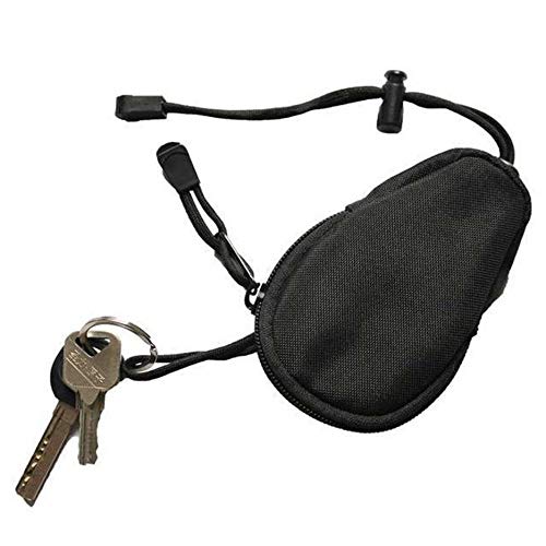 Wallets Hombres Monederos Keychain Bag,EDC Mini Key Wallets Holder Hombres Monederos Bolsa Bolsa Militar Army Camo Bag Small Pocket Keychain Zipper Case Bag-Black