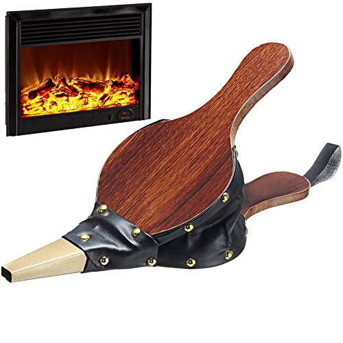 Gurxi Fuelle Manual para Barbacoa Chimenea Fuelle Soplador Fuelles de Madera para Soplador 30,5 * 12,5 cm para Fuelle de Fuego de Barbacoa Cocina al Aire Libre Picnic Camping Senderismo