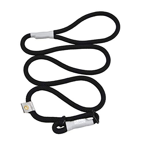 Cesar Millan Cable de Entrenamiento de Nylon™ Negro Pequeño/Mediano 48"1cm