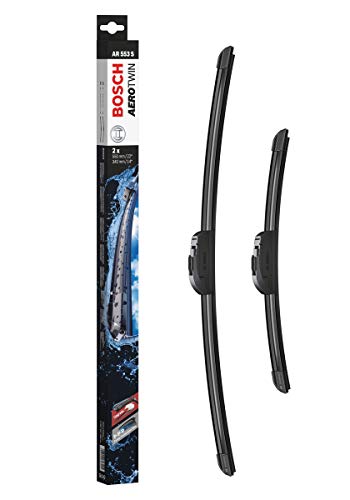 Escobilla limpiaparabrisas Bosch Aerotwin AR553S, Longitud: 550mm/340mm – 1 juego para el parabrisas (frontal)