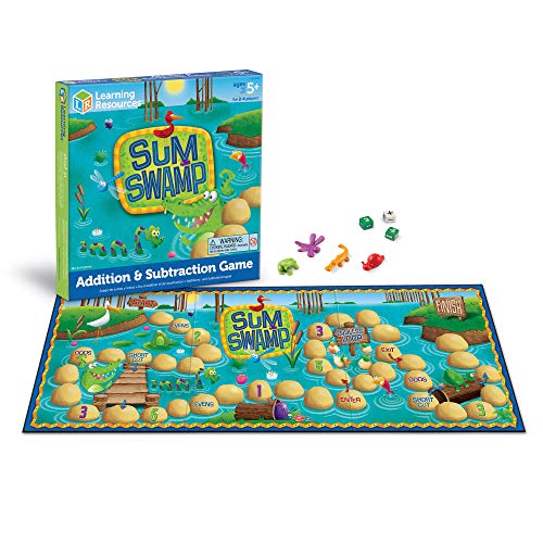 Learning Resources- Juego restas Sum Swamp, Color (LER5052)