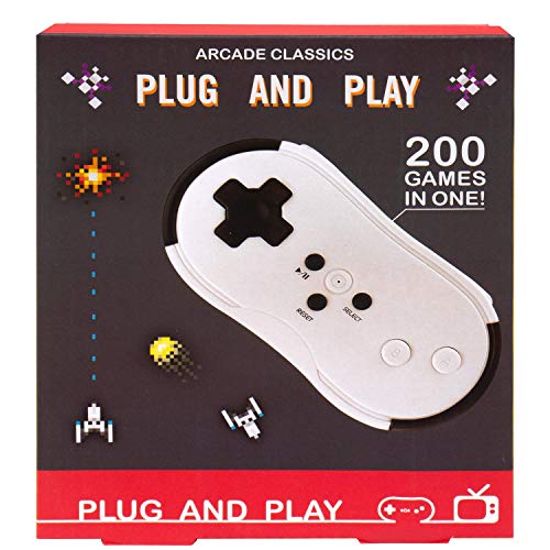 Fizz Creations 1542 Plug and Play Arcade Game, Beige Juego de construcción