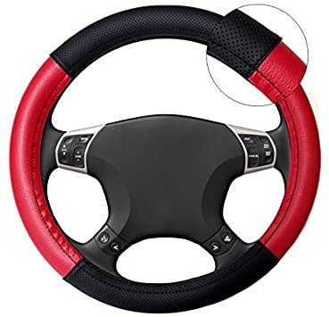 Funda para volante negro rojo ISOTTA Peugeot 106