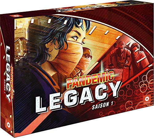 Pandemic Legacy - Juego de Mesa (Rojo), diseño de Asmodee