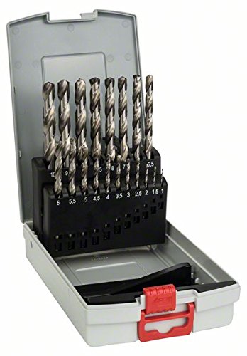 Bosch 2 608 587 013 - Set de 19 brocas para metal ProBox HSS-G, DIN 338, 135° - 1-10 mm (pack de 19)