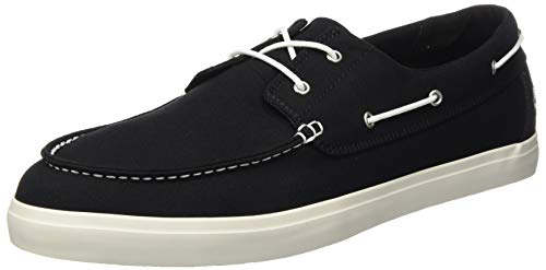 Timberland Union Wharf 2 Eye Oxford, Náuticos Hombre, Negro Black Canvas, 41.5 EU