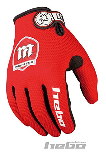 HEBO HE1153RXL Trial Montesa Classic Guantes, Rojo, Talla XL