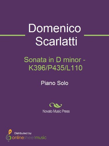 Sonata in D minor - K396/P435/L110 (English Edition)