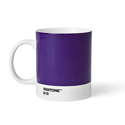 Copenhagen design Pantone Mug, Coffee/Tea Cup, Fine China (Ceramic), 375 ml, Purple, C, Porcelana, Violet 519, One Size