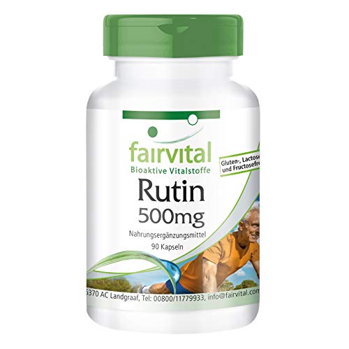 Rutina 500mg- VEGANA - Dosis elevada - 90 Cápsulas - Calidad Alemana