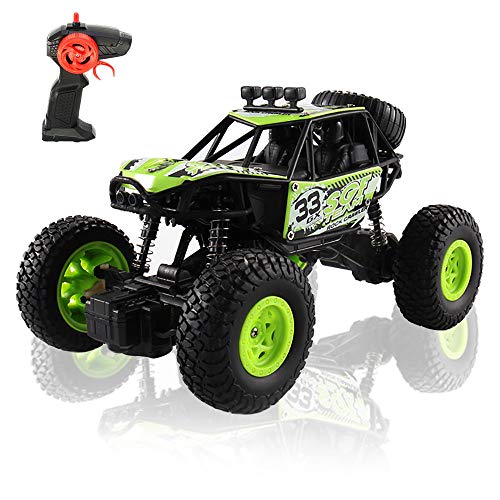 Arkmiido Coche Teledirigido Coche de Control Remoto RC para niños, 4x4 RC Crawler Camiones 1:20 Alta Velocidad Camión Todoterreno 4WD Juguete para niños de 6 a 12 años