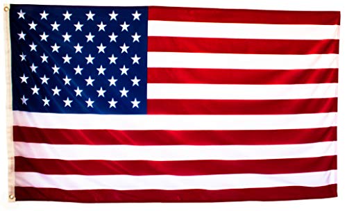 Bandera de Estados Unidos Grande de Tela Fuerte, Bandera Americana Exterior 150x90 cm Ideal Para Decoración