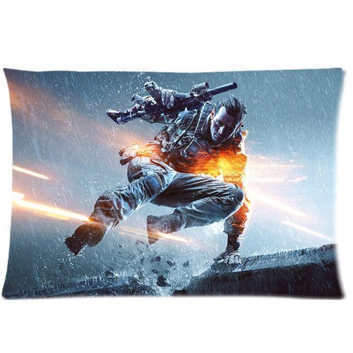 Battlefield 4 Custom Zippered Pillow Cases Fundas para Almohada (35cmx50cm)