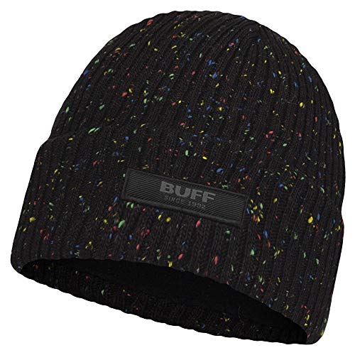 Buff 123541.999.10.00 Knitted & Fleece Hat JÖRG BLAC K-Black, Unisex-Adult, no, no