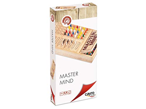 Cayro - Master Mind Colores de Madera - Juego de razonamiento y Estrategia - Juego de Mesa - Desarrollo de Habilidades cognitivas e inteligencias múltiples - Juego de Mesa (626)