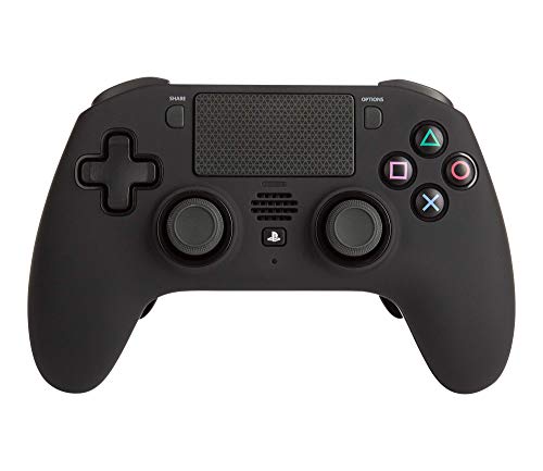 Controlador inalámbrico FUSION Pro para PlayStation 4 - Gamepad PS4, controlador Bluetooth PS4, motores de vibración dual, panel táctil, con licencia oficial de Sony Europe para PlayStation 4