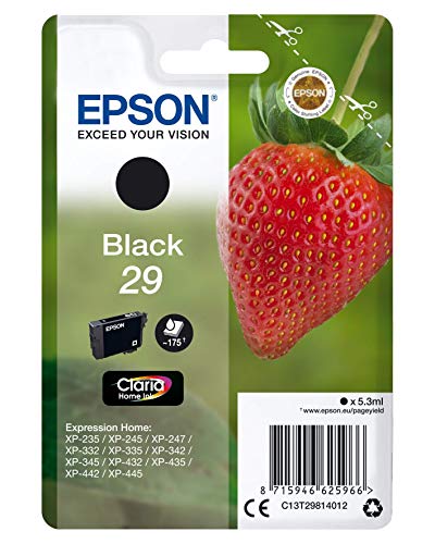 Epson Claria Home 29 - Cartucho de tinta negro estándar 5.3 ml, color negro, Ya disponible en Dash Replenishment