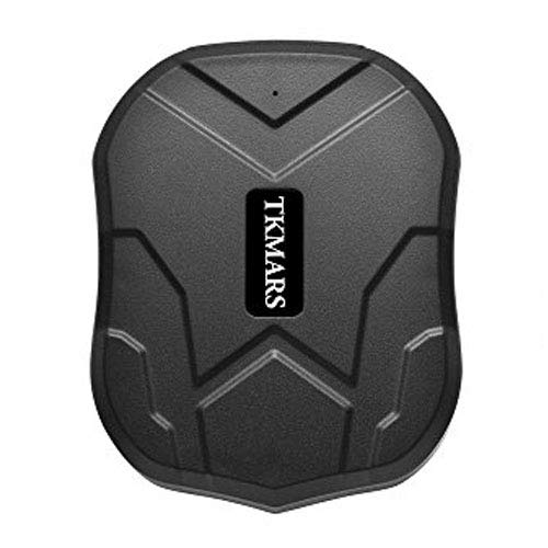 Hangang Localizador gps para coche , GPS Tracker APP / Sitio web posición en tiempo real Antirrobo GPS Localizador para Vehículos fuerte imán y 5000 mAh recargable impermeable GPS Tracker