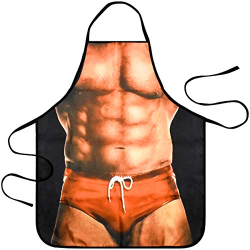 HQdeal Delantal Hombre de Pastel de Carne