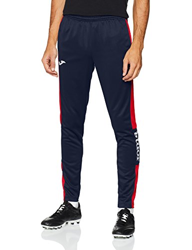 Joma 100761.306 Pantalones, Hombre, Azul Marino/Rojo, S