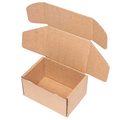 KARTOX | Caja de Cartón Kraft para Envío Postal | Caja de Cartón Automontable para Envío o Almacenaje | 20 X 15 X 11 | 20 Unidades