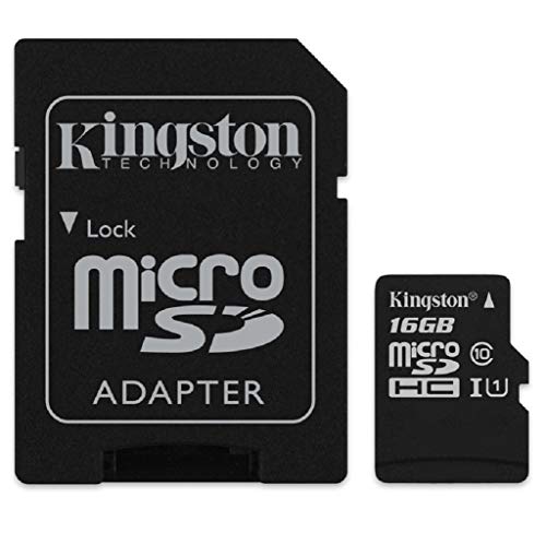 Kingston SDCS/16GB Tarjeta de Memoria Sd 1, 16 gb, Negro